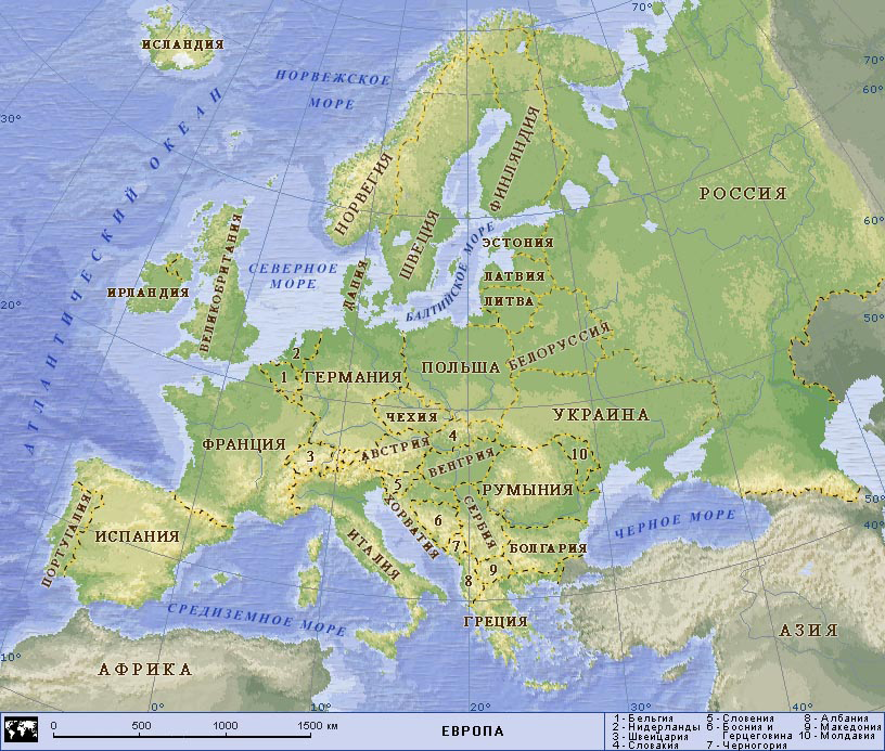 Океаны северной европы. Физическая карта зарубежной Европы. Карта рек Европы географическая. Физическая карта Европы атлас. Физическая карта зарубежной Европы горы.